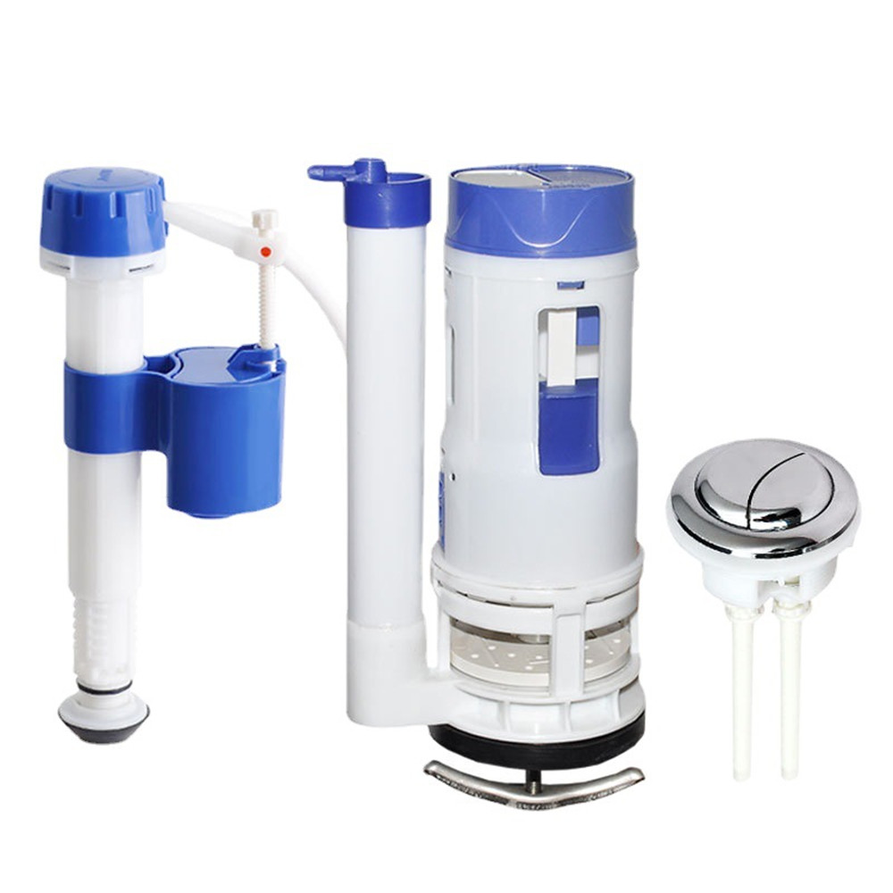 Toilet Fill Valve - Vervangingsset voor dubbele spoelklep voor toilet
