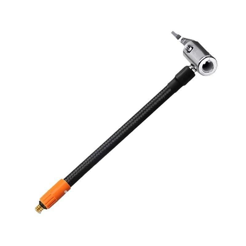 Flexible Hose Braided - Gevlochten bandenpompslang met lekvrije connector, flexibel,