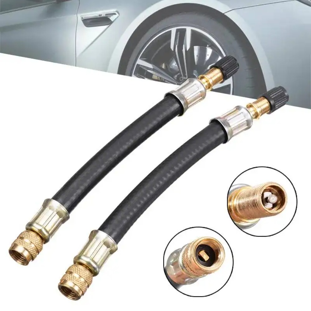 Flexible Hose Braided - 1 stuk flexibele rubberen bandventielverlenger 210