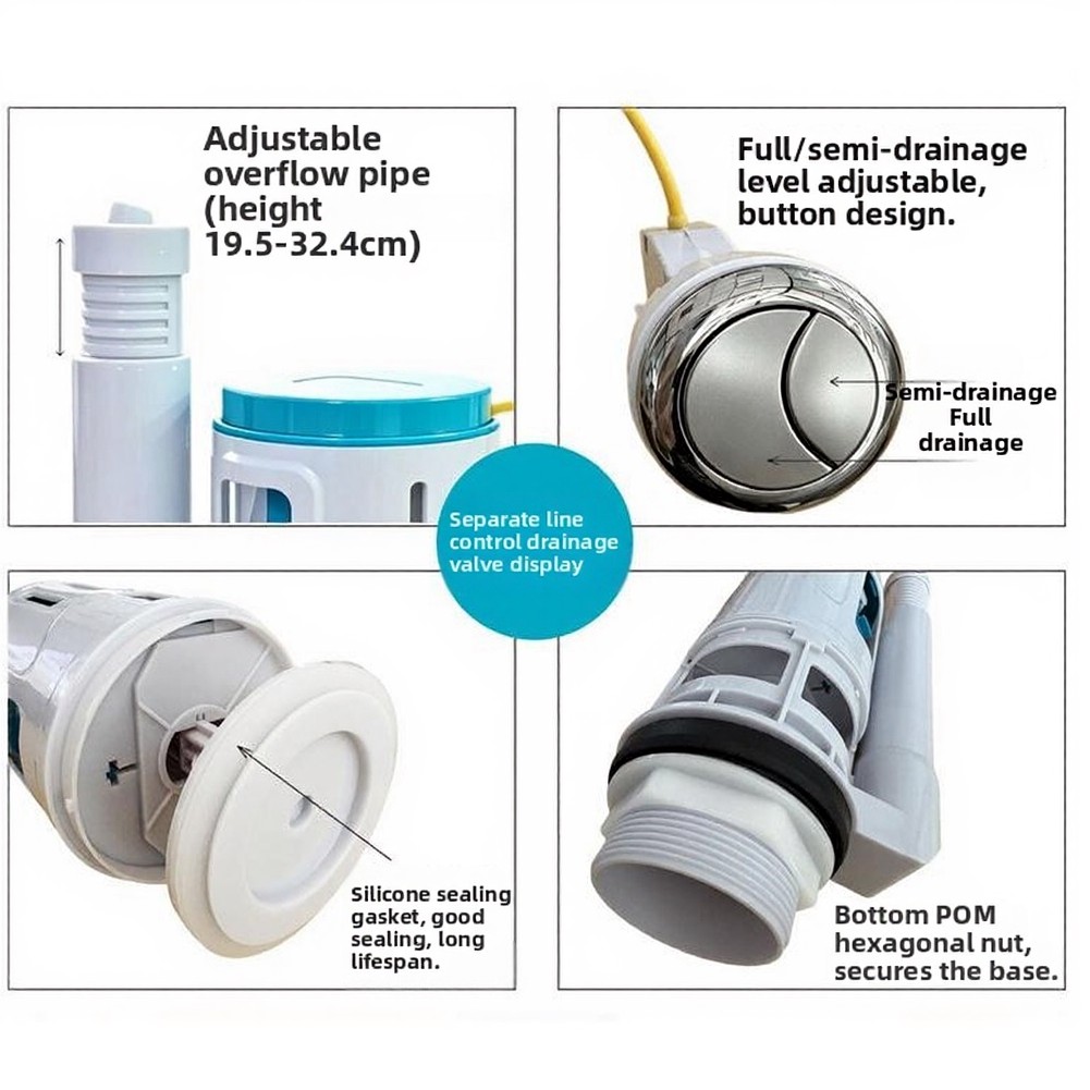 1 Stuk Dual Flush Valve Kabel  - Toilet Fill Valve recensie en prijs