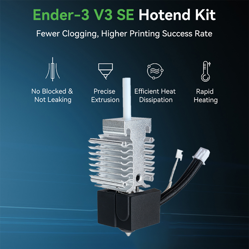 Creality Ender-3 V3 SE Hotend  - Creality Printer Ender 3 V3 recensie en prijs